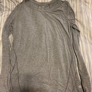 GapFit Long sleeve grey with thumb holes, large